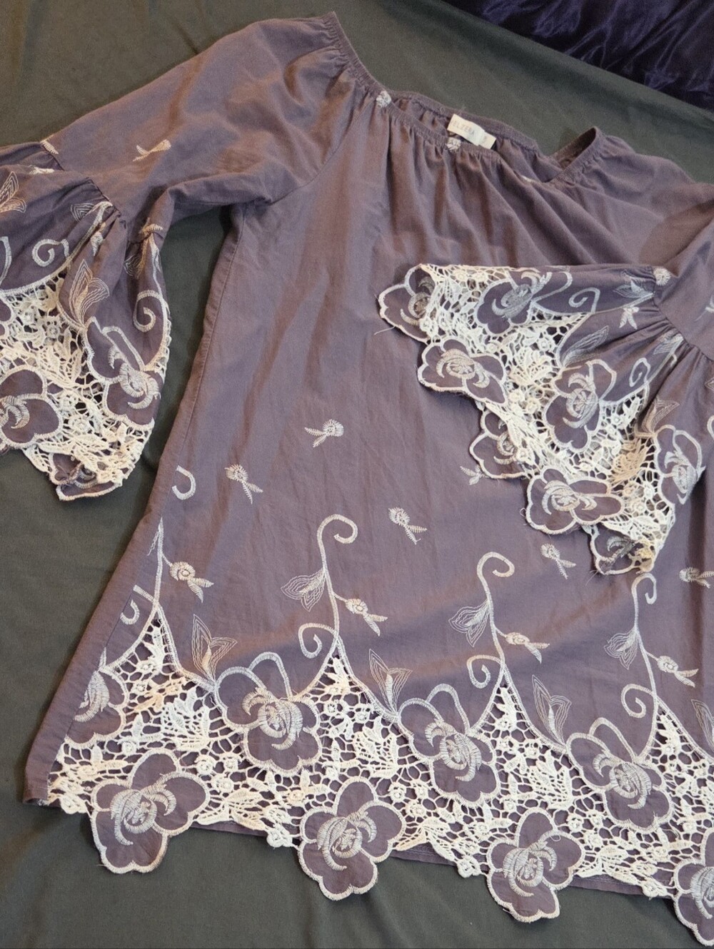Velzera Lavender-Purple Mini Dress